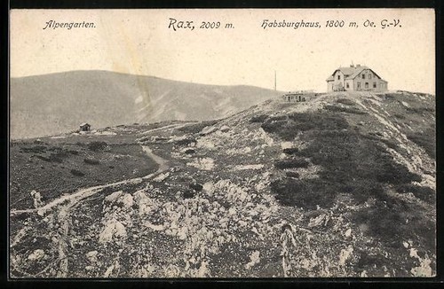 Ansichtskarte habsburghaus - ansichtskarte,