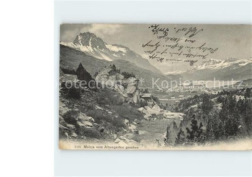 Maloja panorama vom - gr,